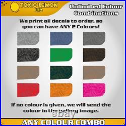 LWB Citroen Relay Topography Printed Vinyl Decal Kit Camper Van Motorhome 001