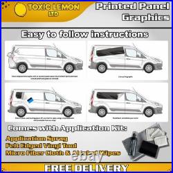 LWB Citroen Relay Topography Printed Vinyl Decal Kit Camper Van Motorhome 001