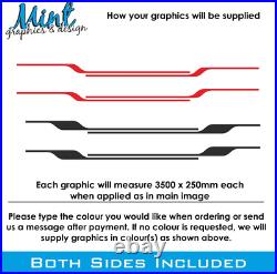 LWB Fiat Ducato L3 Motorhome ducato relay Camper Van Graphics Decals 021a