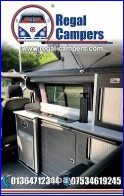 LWB Master Motorhome Camper Van Conversion ZEBRANO Ply Fridge Kitchen Unit DIY