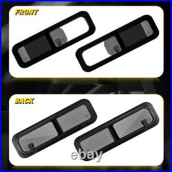 Left Rear & Right Rear 780x240mm Universal Sliding Window Set for Motorhome 2x