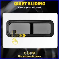 Left Rear & Right Rear 780x280mm Universal Sliding Window Set for Motorhome 2x