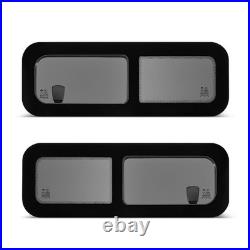 Left Rear & Right Rear 780x280mm Universal Sliding Window Set for Motorhome 2x
