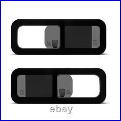 Left Rear & Right Rear 780x280mm Universal Sliding Window Set for Motorhome 2x