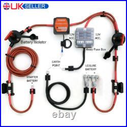 Leisure Battery Split Charge Relay Kit 12V 140A VSR For Camper Van Motor homes Leisure Battery Split Charge Relay Kit 12V 140A VSR For Camper Van Motor homes