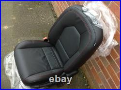 MG3 Mg 3 FRONT LEATHER SEAT N/S PASSENGER WITH RED STITCHING LEFT SIDE 2011-2016