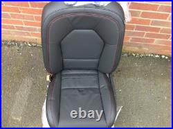 MG3 Mg 3 FRONT LEATHER SEAT N/S PASSENGER WITH RED STITCHING LEFT SIDE 2011-2016