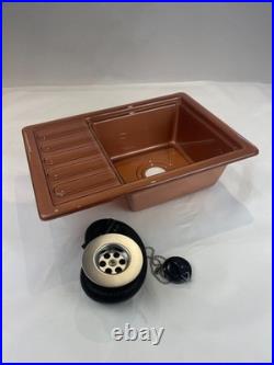 MIDI Acrylic Sink Flute Drainer Copper campervan motorhome Van Conversion NEW