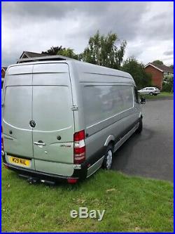 Mercedes sprinter camper van, motorhome, race van, off grid, stealth