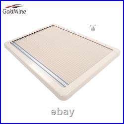 Motorhome 70cmx65cm Blind Flyscreen Caravan Camper Van Conversion RV Cream