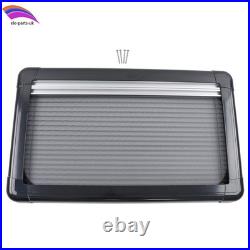 Motorhome Blind Flyscreen 70cm×52cm Caravan Camper Van Conversion RV Black