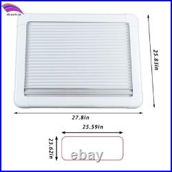Motorhome Blind Flyscreen 80cmx65cm Caravan Camper Van Conversion RV White