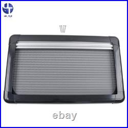 Motorhome Blind Flyscreen Caravan Camper Van Conversion RV 100cm×55cm Black