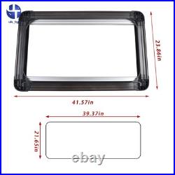Motorhome Blind Flyscreen Caravan Camper Van Conversion RV 100cm×55cm Black