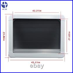 Motorhome Blind Flyscreen Caravan Camper Van Conversion RV 110cm×55cm White