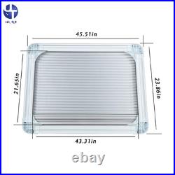 Motorhome Blind Flyscreen Caravan Camper Van Conversion RV 110cm×55cm White