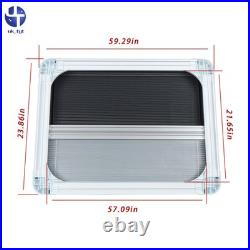 Motorhome Blind Flyscreen Caravan Camper Van Conversion RV 145cm×55cm White
