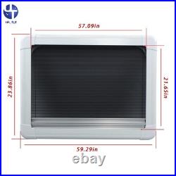 Motorhome Blind Flyscreen Caravan Camper Van Conversion RV 145cm×55cm White