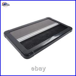 Motorhome Blind Flyscreen Caravan Camper Van Conversion RV Black 120cm×65cm