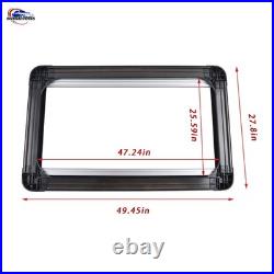Motorhome Blind Flyscreen Caravan Camper Van Conversion RV Black 120cm×65cm