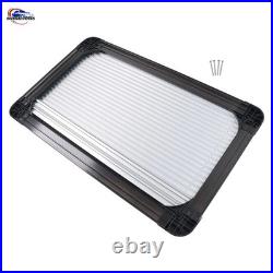 Motorhome Blind Flyscreen Caravan Camper Van Conversion RV Black 150cm×65cm