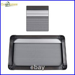 Motorhome Blind Flyscreen Caravan Camper Van Conversion RV Black 80cmx40cm