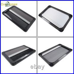 Motorhome Blind Flyscreen Caravan Camper Van Conversion RV Black 80cmx40cm