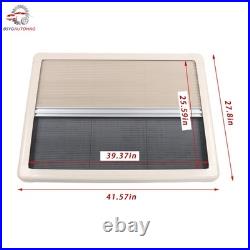 Motorhome Blind Flyscreen Caravan Camper Van Conversion RV Cream 100cm×65cm