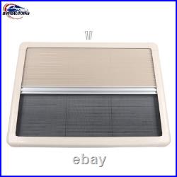 Motorhome Blind Flyscreen Caravan Camper Van Conversion RV Cream Col 130cm×60cm