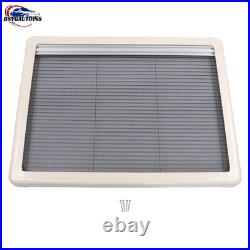 Motorhome Blind Flyscreen Caravan Camper Van Conversion RV Cream Col 130cm×60cm