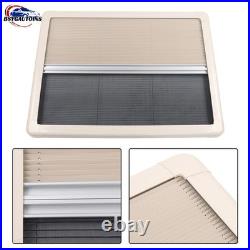 Motorhome Blind Flyscreen Caravan Camper Van Conversion RV Cream Col 130cm×60cm