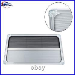 Motorhome Blind Flyscreen Caravan Camper Van Conversion RV Grey 110cm×55cm