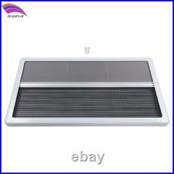 Motorhome Blind Flyscreen Caravan Camper Van Conversion RV Grey 110cmX55cm