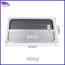 Motorhome Blind Flyscreen Caravan Camper Van Conversion RV Grey 110cmX55cm