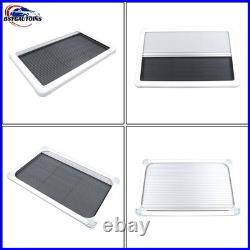 Motorhome Blind Flyscreen Caravan Camper Van Conversion RV White 90cm×55cm