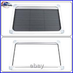 Motorhome Blind Flyscreen Caravan Camper Van Conversion RV White 90cm×55cm
