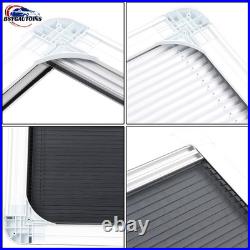 Motorhome Blind Flyscreen Caravan Camper Van Conversion RV White 90cm×55cm