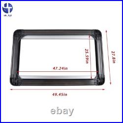 Motorhome Blind Flyscreen Caravan Camper Van Conversion Rv Black 100cm×50cm