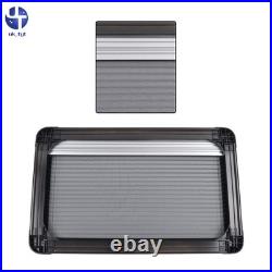 Motorhome Blind Flyscreen Caravan Camper Van Conversion Rv Black 100cm×50cm