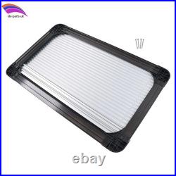 Motorhome Blind Flyscreen Caravan Camper Van Conversion Rv Black 110cm55cm
