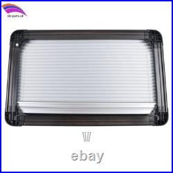 Motorhome Blind Flyscreen Caravan Camper Van Conversion Rv Black 110cm55cm