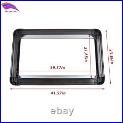Motorhome Blind Flyscreen Caravan Camper Van Conversion Rv Black 110cm55cm