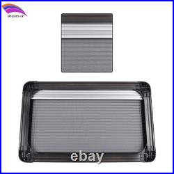Motorhome Blind Flyscreen Caravan Camper Van Conversion Rv Black 110cm55cm