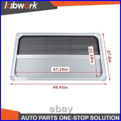 Motorhome Blind Flyscreen Caravan Camper Van Conversion Rv Grey 120cm×65cm