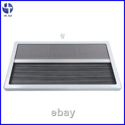 Motorhome Blind Flyscreen Caravan Camper Van Conversion Rv Grey 120cmx65cm