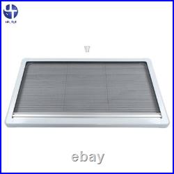 Motorhome Blind Flyscreen Caravan Camper Van Conversion Rv Grey 120cmx65cm