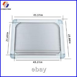 Motorhome Blind Flyscreen Caravan Camper Van Conversion Rv White 110cm55cm