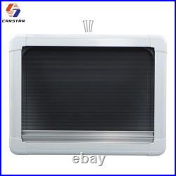 Motorhome Blind Flyscreen Caravan Camper Van Conversion Rv White 110cm55cm