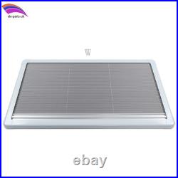 Motorhome Blind Flyscreen Grey Caravan Camper Van Conversion RV 90cmx65cm