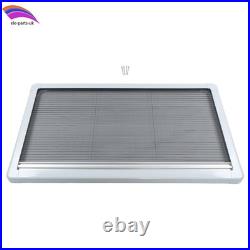 Motorhome Blind Flyscreen Grey Caravan Camper Van Conversion RV 90cmx65cm
